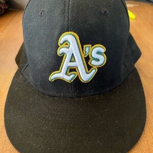 Black A’s Cap